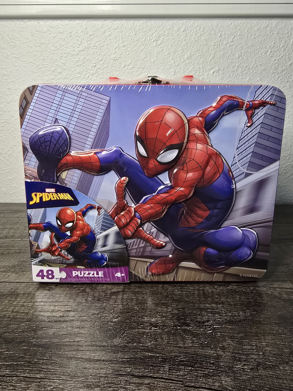 Marvel Spider-Man Kids Puzzle Tin - 48-Piece